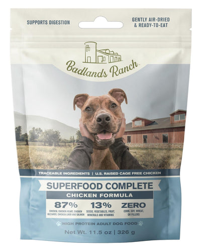 Badlands Ranch Superfood Complete Chicken Formula Dog Food