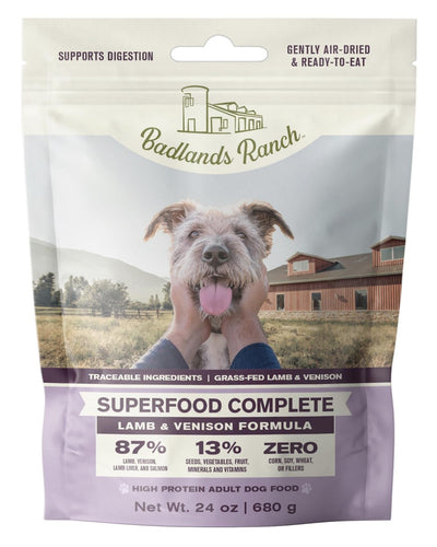 Badlands Ranch Superfood Complete Lamb & Venison Recipe Dog Food