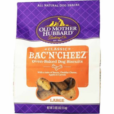 Old Mother Hubbard Crunchy Classic Natural BacNCheez Biscuits Dog Treats