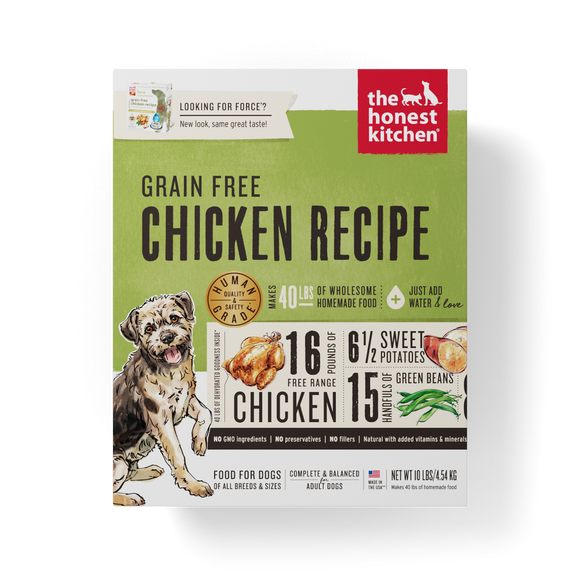 Honest Kitchen Force GF Chicken Dog