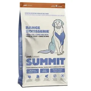 Petcurean Summit Range Rotisserie Chicken Meal + Turkey Meal Recipe for Adult Dogs