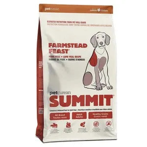 Petcurean Summit Farmstead Feast Pork Meal + Lamb Meal Recipe for Adult Dogs