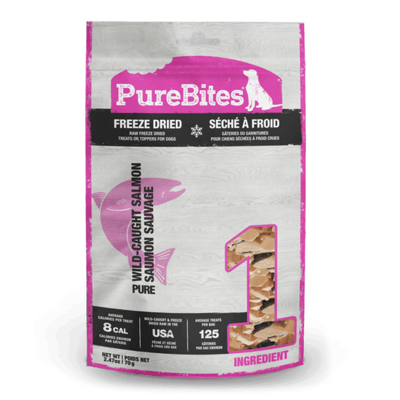 Pure Bites Freeze Dried Wild Salmon Dog Treats