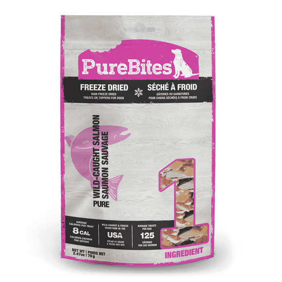 PureBites Freeze Dried Salmon Dog Treats