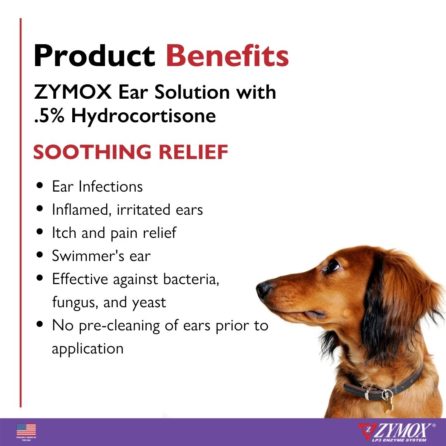 Zymox Ear Solution with Hydrocortisone