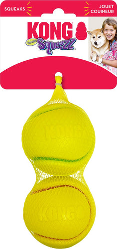 Kong Squeez Tennis Ball Dog Toy 2 pack