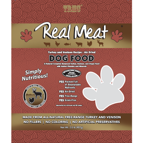 The Real Meat Turkey & Venison Dog & Cat Foods (2-lb)