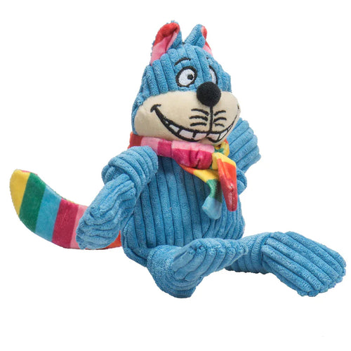 HuggleHounds Rainbow Elephant Knottie™ Dog Toy