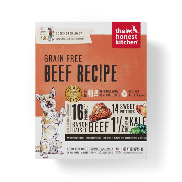 The Honest Kitchen Dehydrated Grain Free Beef All Life Stages Dog Food