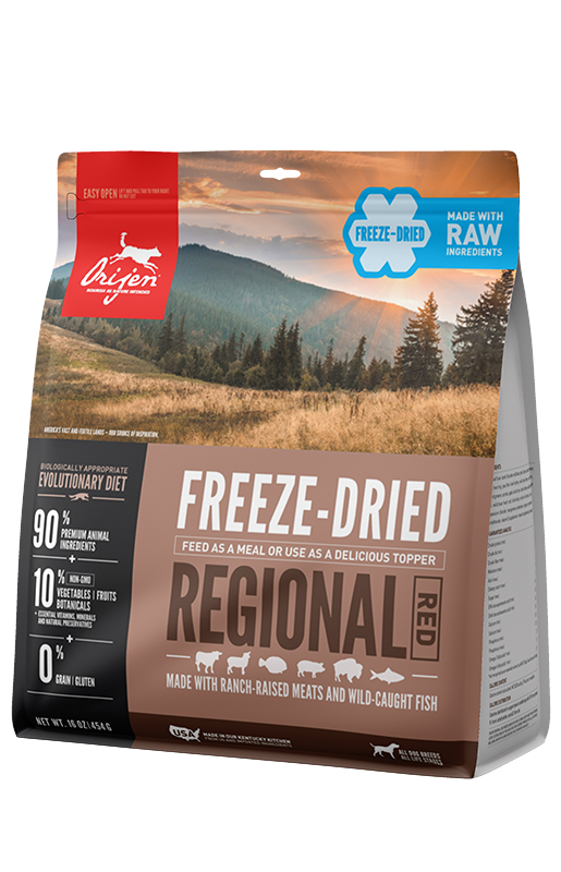 ORIJEN Regional Red Freeze Dried Medallions Dog Food