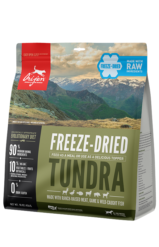 ORIJEN Tundra Freeze-Dried Medallions Dog Food