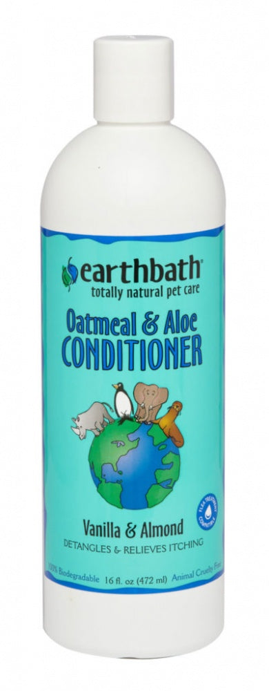 Earthbath Vanilla & Almond Oatmeal & Aloe Conditioner for Dogs and Cats