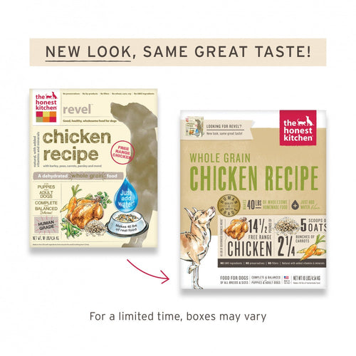 The Honest Kitchen Dehydrated Whole Grain Chicken Recipe Dog Food