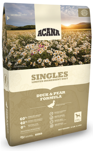 ACANA Singles Limited Ingredient Dry Dog Food Duck & Pear Recipe