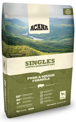 ACANA Singles Limited Ingredient Pork & Squash Recipe Dry Dog Food