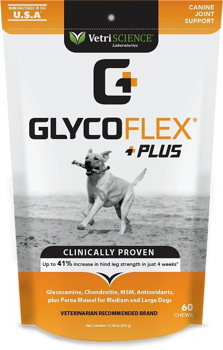 VetriScience GlycoFlex® Plus Hip & Joint Supplement for Dogs Chew Duck Flavor