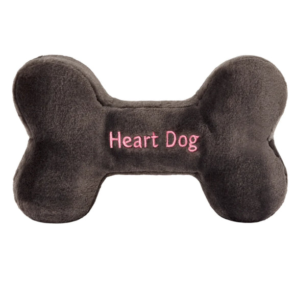 Fluff & Tuff Heart Dog Bone