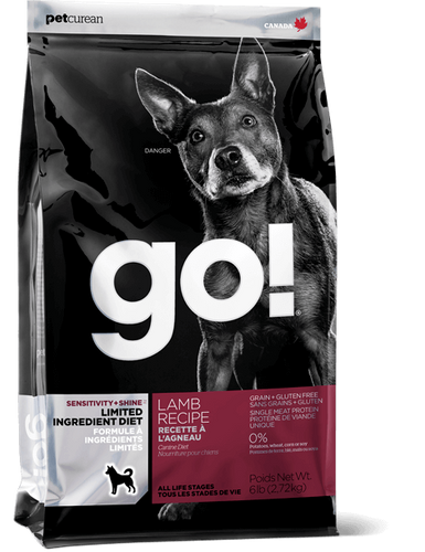 Petcurean GO! Solutions Sensitivities Limited Ingredient Lamb Recipe Dry Dog Food