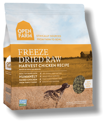 Open Farm Harvest Chicken Freeze Dried Raw Dog Food