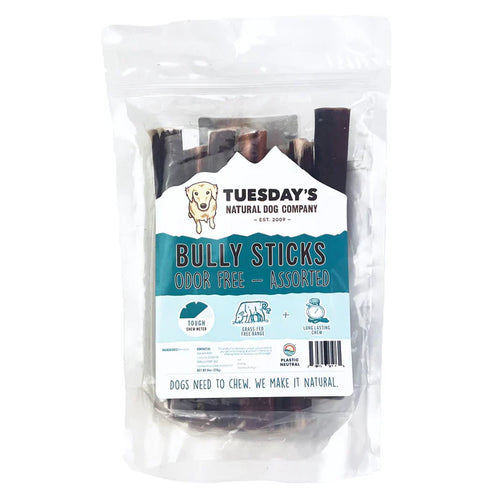 Natural Dog 6in Bully Sticks Odor Free