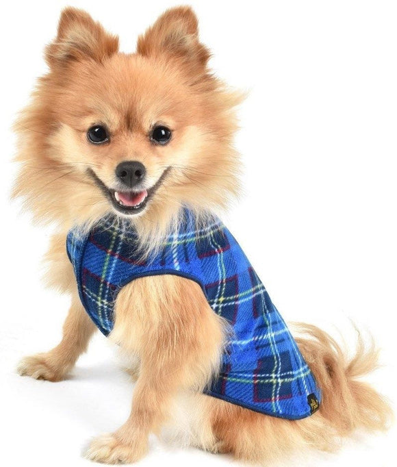 Goldpaw Fleece Blue Plaid*