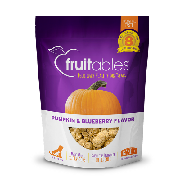 Fruitables Skinny Mini Pumpkin & Blueberry Dog Treats