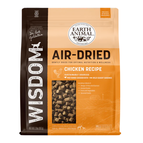 Earth Animal Dr. Bob Goldstein’s Wisdom® Dog Food – Air-Dried Chicken Recipe