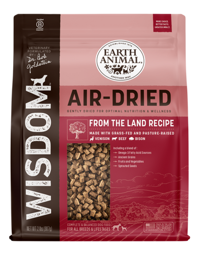 Earth Animal Wisdom Air-Dried Dog Food From The Land Recipe