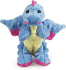 GODOG DRAGONS DURABLE PLUSH SQUEAKER DOG TOY