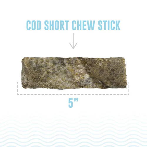 Icelandic+ Hand Wrapped Cod Skin Long Chew Stick Dog Treats