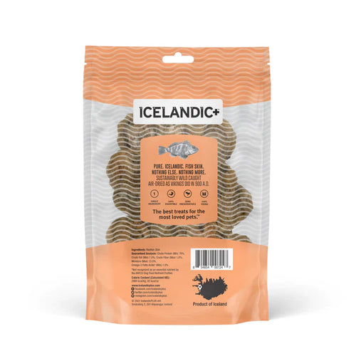 Icelandic+ Redfish Skin Rolls Dog Treats