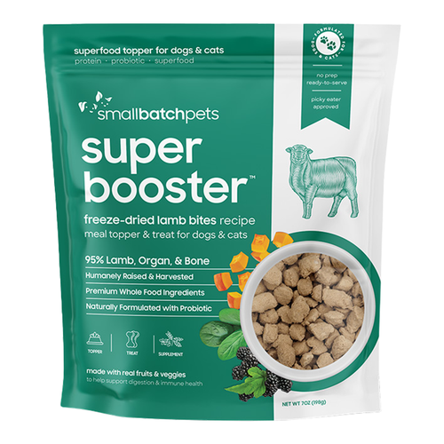 Smallbatch Super Booster Freeze-Dried Lamb Recipe for Dogs and Cats