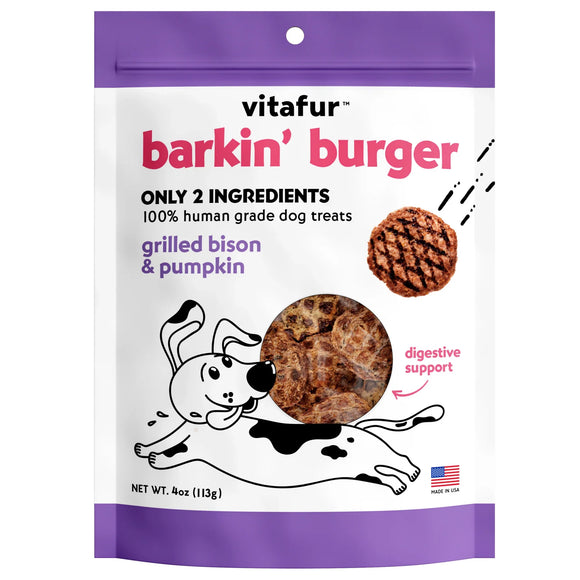 Vitafur Barkin' Burger Bison & Pumpkin