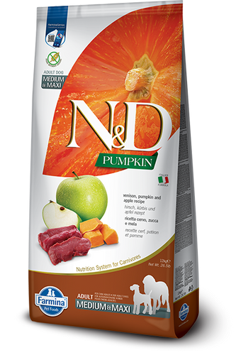 Farmina Venison & Apple Adult Medium & Maxi Dry Dog Food