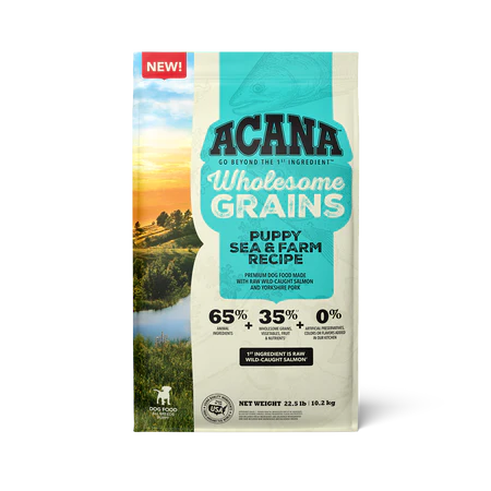 ACANA Wholesome Grains, Puppy Sea & Farm Recipe