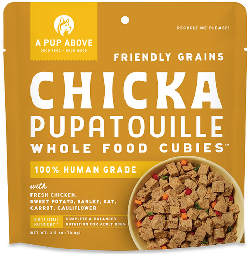 A Pup Above Chicka Pupatouille Whole Food Cubies