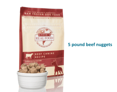 Steve's Real Food Raw Frozen Beef Diet for Dogs and Cats