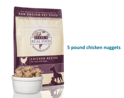 Steve's Real Food Frozen Raw Chicken Diet for Dogs and Cats