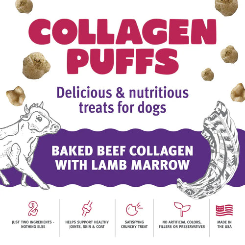 Icelandic+ Beef Collagen Puffs with Marrow Treats for Dogs