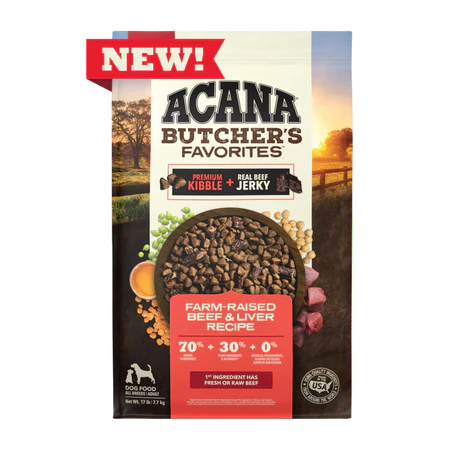 ACANA Butcher's Favorites Farm-Raised Beef & Liver Recipe Dry Dog Food