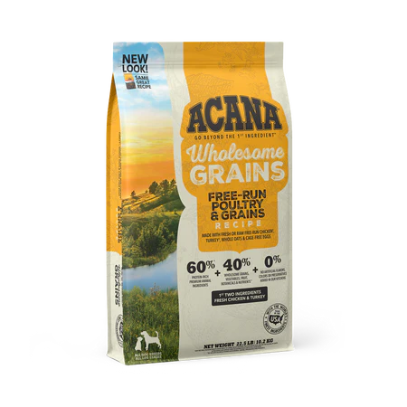 ACANA Wholesome Grains Free-Run Poultry & Grains Recipe Dry Dog Food