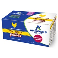 Answers Pet Food Detailed Chicken Formula for Dogs - Patties