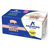 Answers Pet Food Detailed Pork Formula for Dogs - Patties