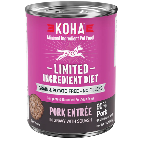 KOHA Dog GF LID 90% Pork 13oz