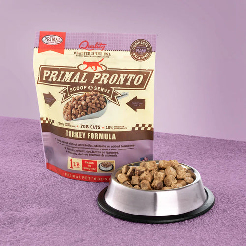 Primal Pronto Turkey Raw Cat Food