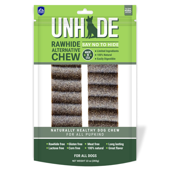 Himalayan Pet Supply Unhide Rawhide Alternative Dog Chews Large 2pk 10oz