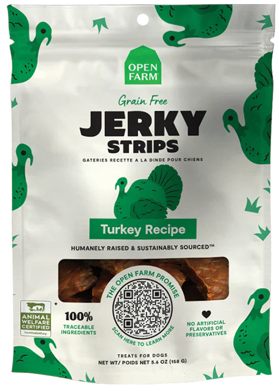 Open Farm Grain-Free Turkey Jerky Strips