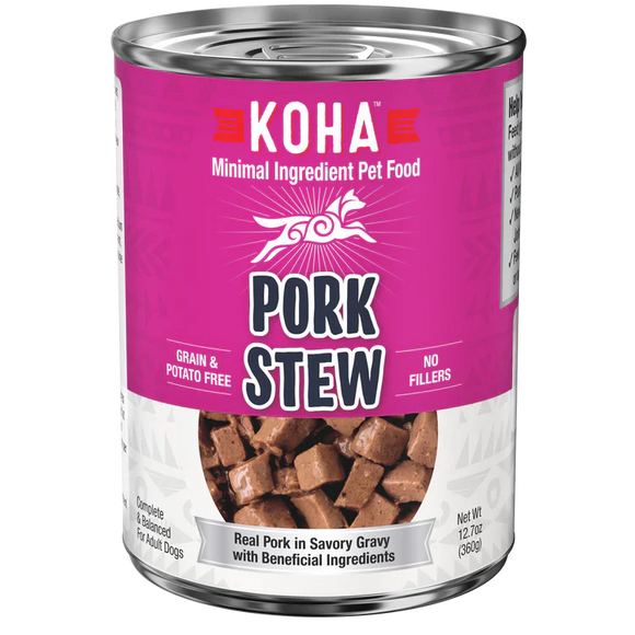 Koha Minimal Ingredient Pork Stew for Dogs