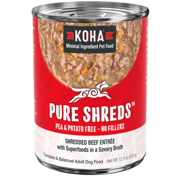 Koha Pure Shreds Shredded Beef Entrée for Dogs