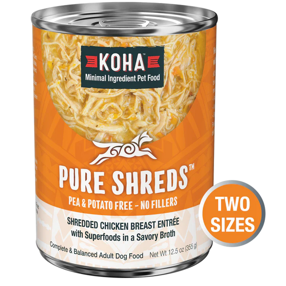 KOHA Dog GF Shredded Chicken Pumpkin 12.5oz